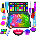 DIY Makeup Mixing into Slime icon