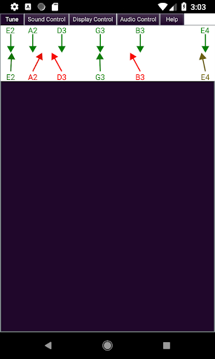 Android application GuitarFineTune screenshort