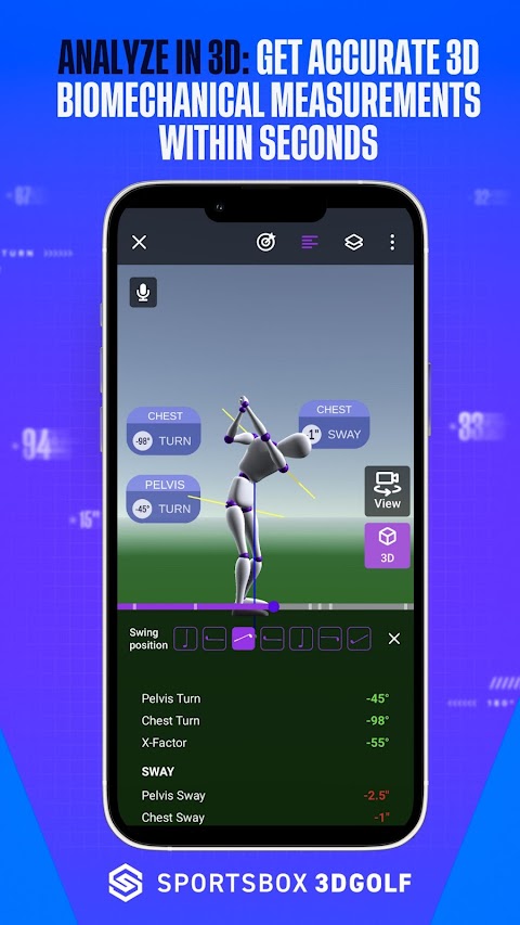 Sportsbox 3D Golfのおすすめ画像4