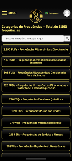 Frequências DNA REVERSE Screen 2