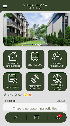 Android application VILLA LUCCA screenshort