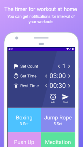 Fitness Timer For Workout At H Screenshot 1 - AppWisp.com