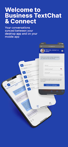 Android application Business TextChat & Connect screenshort