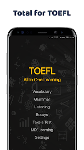 TOEFL Practice Listening Test Screenshot