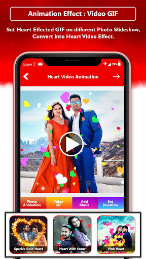 Heart Photo Effect Video Maker Screenshot 4 - AppWisp.com