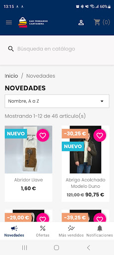 Android application San Fernando Cartagena screenshort