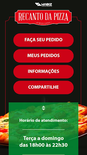 Android application Recanto da Pizza Jundiaí screenshort