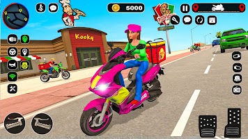 screenshot of Pizza Delivery: Girl Food Game