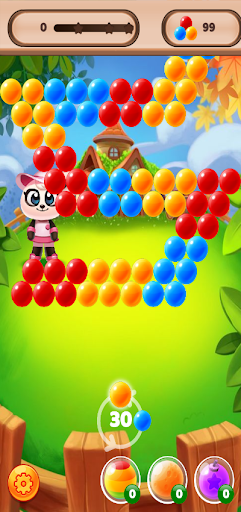 Android application Oreo Bubble Shooter screenshort