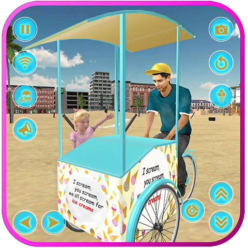 Beach Ice Cream Man Game download Icon