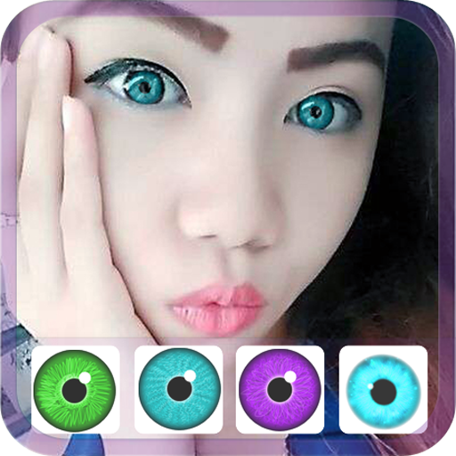 Beautiful Color Contact Lens Laai af op Windows