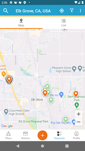 Screenshot of SeeClickFix Elk Grove