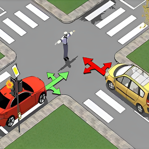 Driving Test – Road Junctions 6.23 Icon