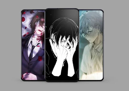 SadAnime, anime, anime boy, boy sad, boy sad anime, HD phone