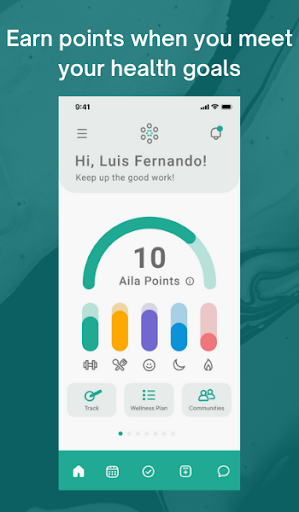 Android application Aila Health screenshort