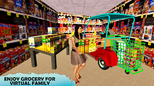Virtual Mom Shopping Car Games Screen 2