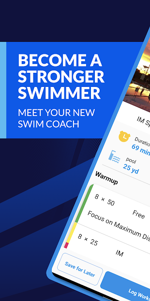 Captura de Pantalla 2 MySwimPro: Swim Workout App android