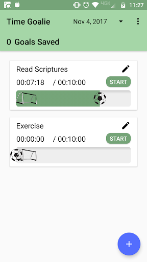 Time Goalie Habit Tracker with Timers
