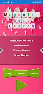 Magnolia Word Search