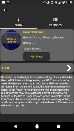 Tv Series Time Manager Screen 2