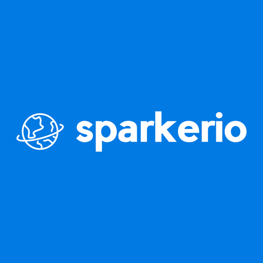 Sparkerio: Audio City Guides logo