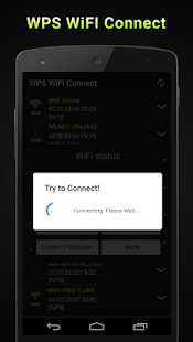 WPS WiFi Connect Screenshot