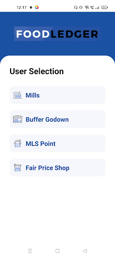 Android application FoodLedger screenshort