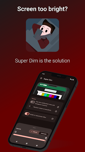 Android application Super Dim screenshort