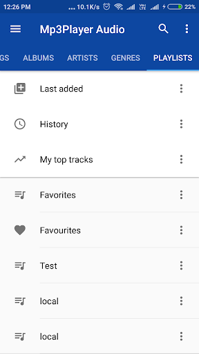 MP3 Player Screen 3