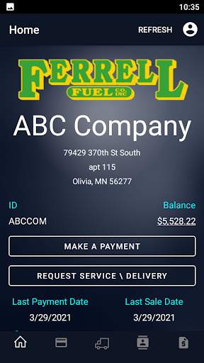 Ferrell Fuel Co. Inc Screen 3