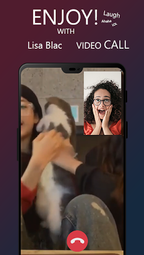Lisa B Fake Chat &Video Call Screen 2