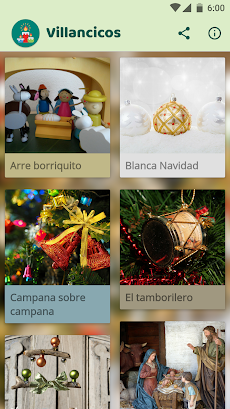 Villancicos: Letra de cancioneのおすすめ画像1