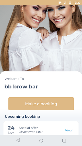 Android application bb brow bar screenshort
