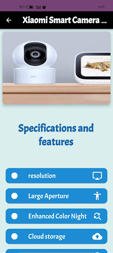 Android application Xiaomi Smart Camera C300 Guide screenshort