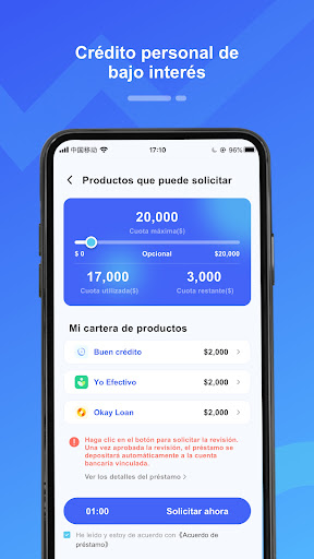 Wise Wallet-Préstamo Crédito Screen 2