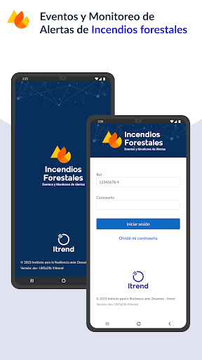 Android application EMA Incendios Forestales screenshort