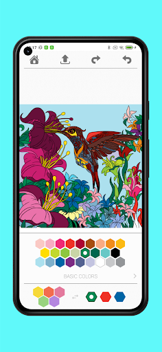 Android application Adult Coloring Book screenshort