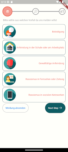 Android application MIApp BaWü screenshort