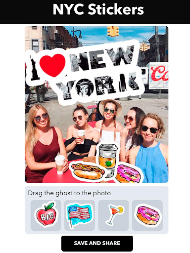 Insta stickers in New York Cit