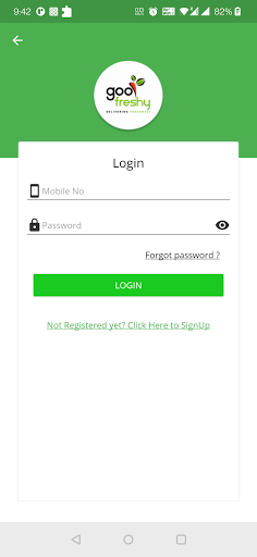 Android application Goofreshy screenshort