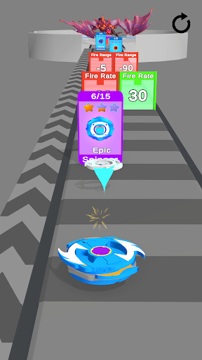 Android application Spinner Craft Run screenshort