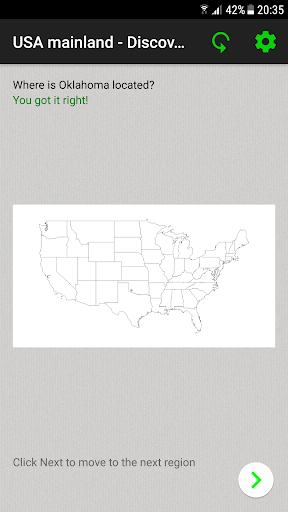 Map Quiz Screen 3