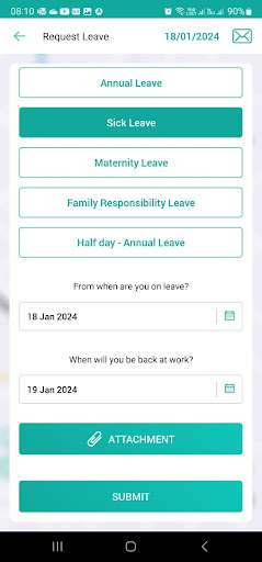 BizTrack One App Screen 3