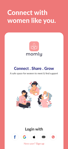Android application Momly: Motherhood Companion screenshort