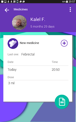 My Wee App - Baby tracker