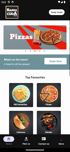 Android application Barracuda Takeaway - Bo'ness screenshort