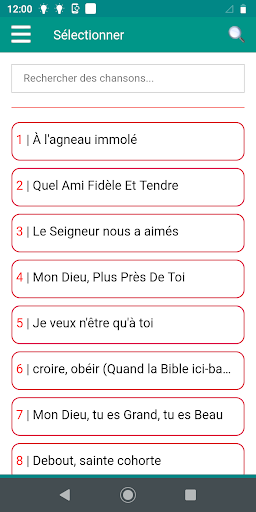 Hymnes, Cantiques Et Louanges Screenshot 1 - AppWisp.com