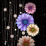 Cover Image of Tải xuống Shining Beads Flower-Wallpaper  APK