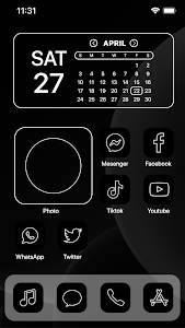 Wow Black or White - Icon Pack Unknown