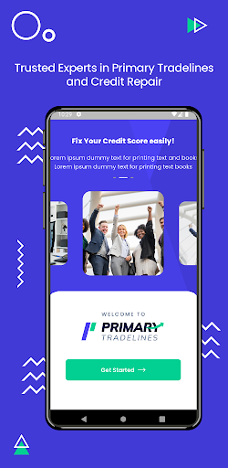 Android application Primary Tradeline screenshort